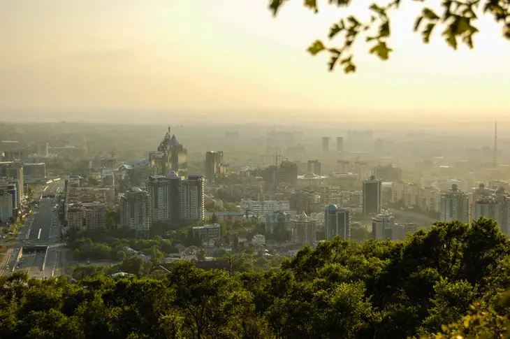 Working remotely in Almaty