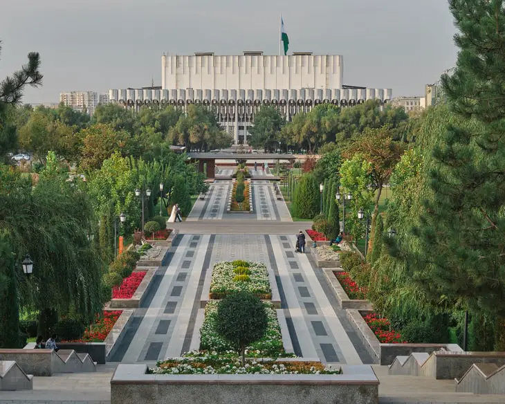 Working remotely in Tashkent