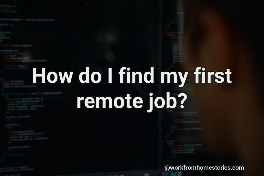 How can i find an remote job?