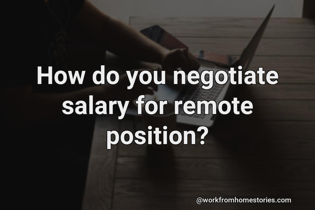 How can i get a good salary in remote work?