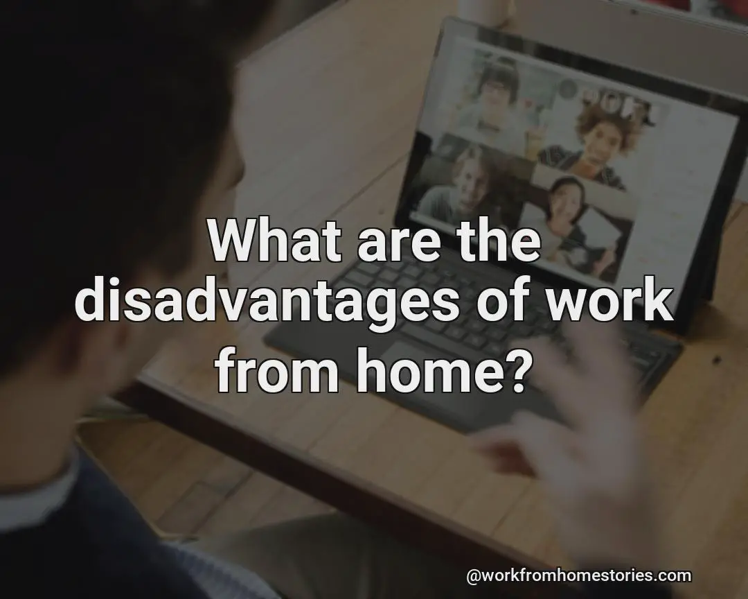 What are the disadvantages of work from home?