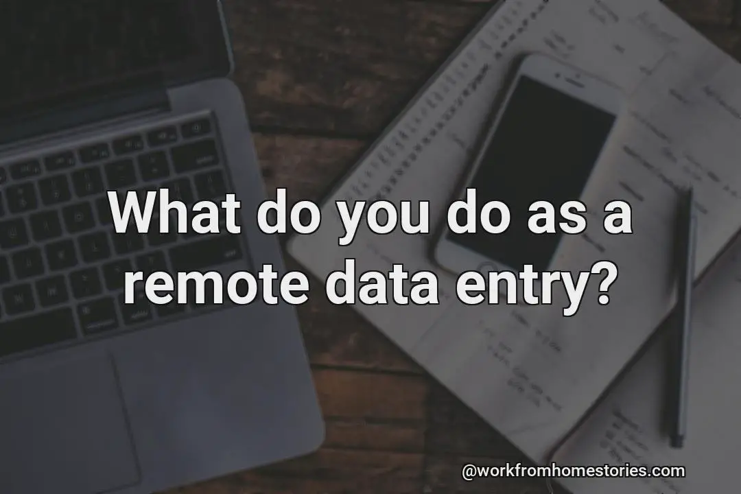 What are remote data entry jobs?