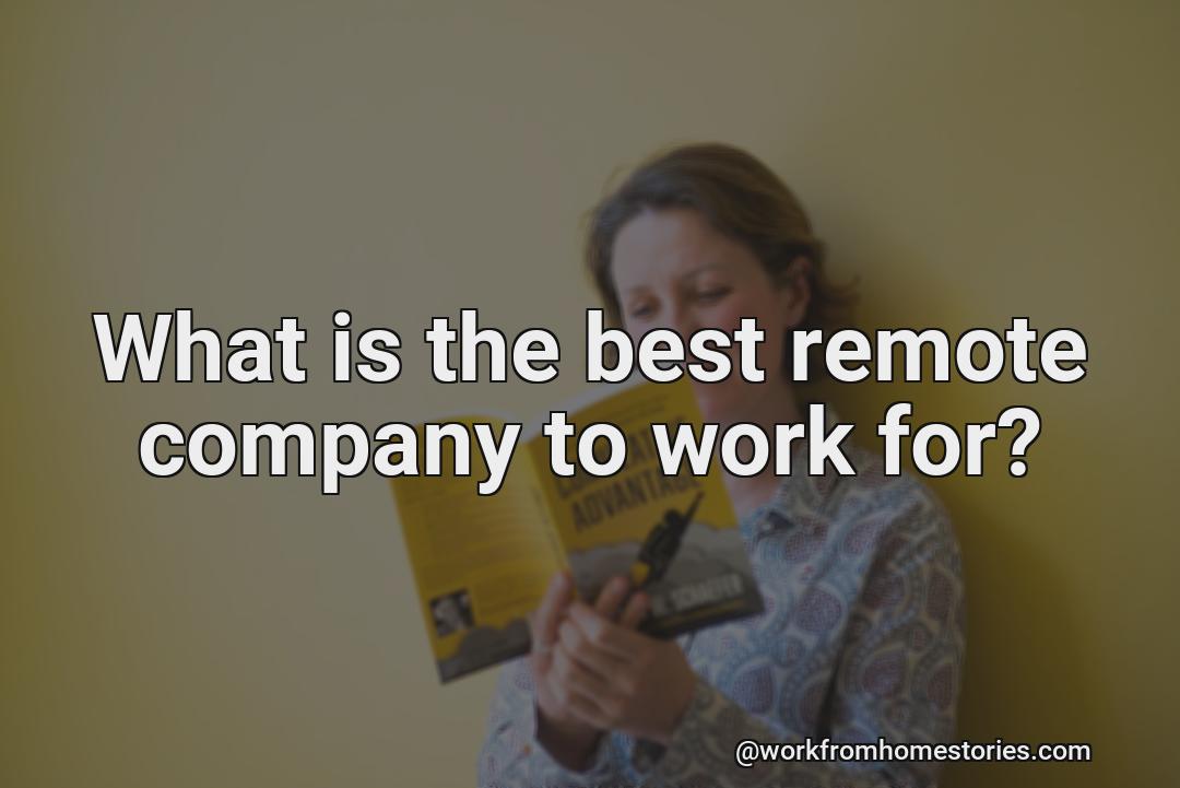 What is best remote work company?